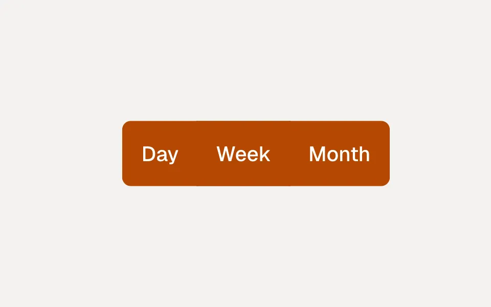 ButtonGroup component preview