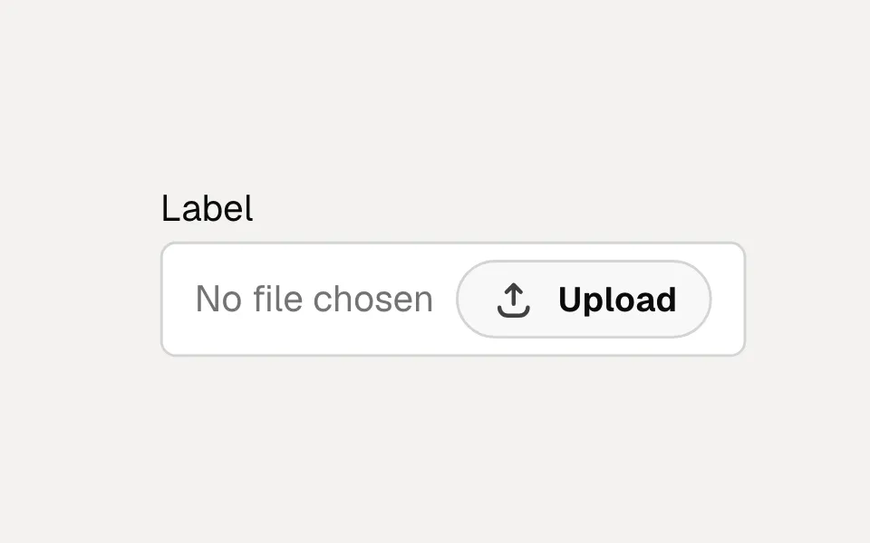 File Field component preview