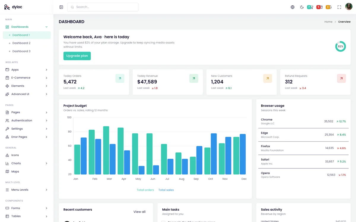 Dyloc — screenshot